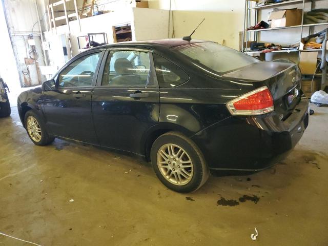 1FAHP35N39W241099 - 2009 FORD FOCUS SE BLACK photo 2