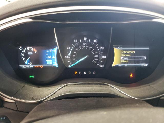 3FA6P0H75FR114338 - 2015 FORD FUSION SE GRAY photo 9