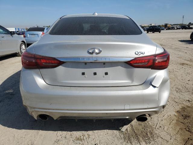 JN1EV7AP6JM359054 - 2018 INFINITI Q50 LUXE SILVER photo 6