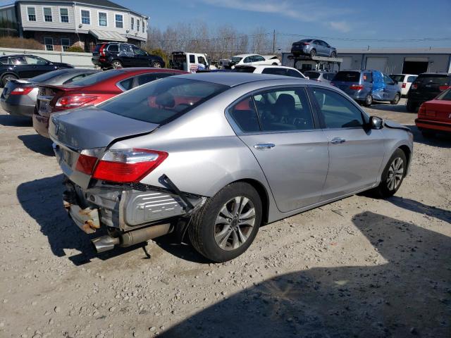 1HGCR2F39EA282173 - 2014 HONDA ACCORD LX SILVER photo 3