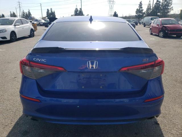 2HGFE1E5XNH473222 - 2022 HONDA CIVIC SI BLUE photo 6