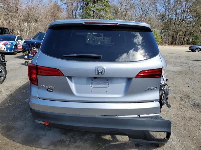 5FNYF6H57JB017658 - 2018 HONDA PILOT EXL SILVER photo 6