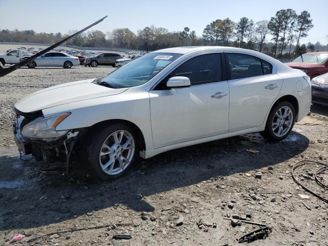 1N4AA5AP0EC443769 - 2014 NISSAN MAXIMA S WHITE photo 1