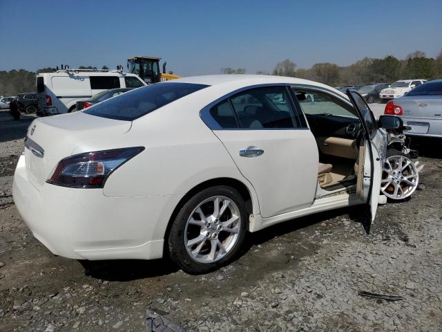 1N4AA5AP0EC443769 - 2014 NISSAN MAXIMA S WHITE photo 3