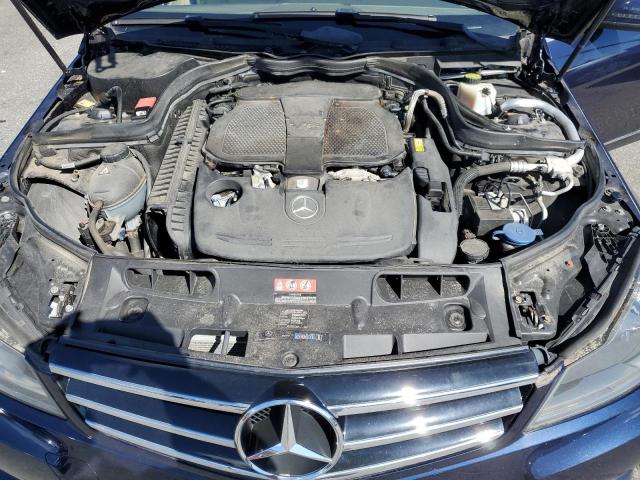 WDDGF8AB4EA940305 - 2014 MERCEDES-BENZ C 300 4MATIC BLUE photo 11