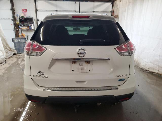 5N1AT2MV8EC861019 - 2014 NISSAN ROGUE S WHITE photo 6