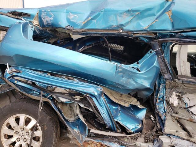 5FNRL38408B053785 - 2008 HONDA ODYSSEY EX BLUE photo 10