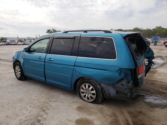 5FNRL38408B053785 - 2008 HONDA ODYSSEY EX BLUE photo 2