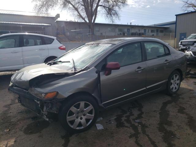 1HGFA16586L141925 - 2006 HONDA CIVIC LX GRAY photo 1