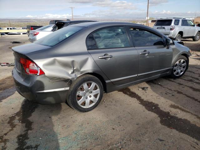 1HGFA16586L141925 - 2006 HONDA CIVIC LX GRAY photo 3