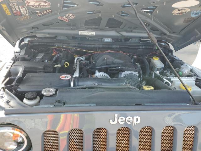 1C4AJWAGXFL527440 - 2015 JEEP WRANGLER SPORT GRAY photo 11