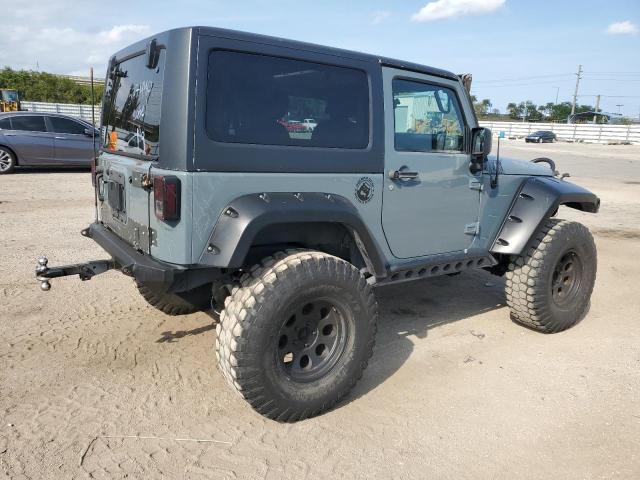 1C4AJWAGXFL527440 - 2015 JEEP WRANGLER SPORT GRAY photo 3