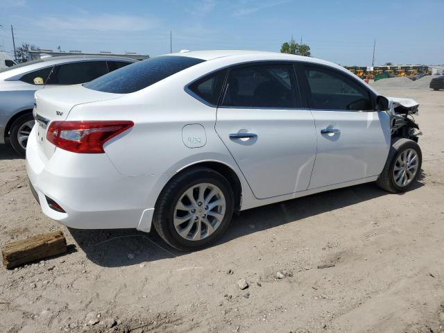 3N1AB7AP4KY441192 - 2019 NISSAN SENTRA S WHITE photo 3