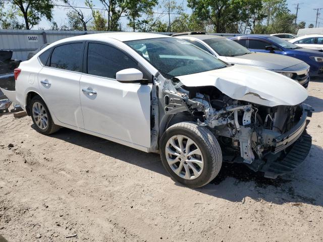 3N1AB7AP4KY441192 - 2019 NISSAN SENTRA S WHITE photo 4