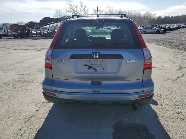 5J6RE4H35AL069937 - 2010 HONDA CR-V LX BLUE photo 6