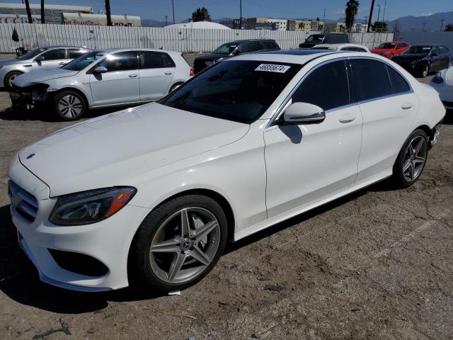 55SWF4JB8JU239247 - 2018 MERCEDES-BENZ C 300 WHITE photo 1