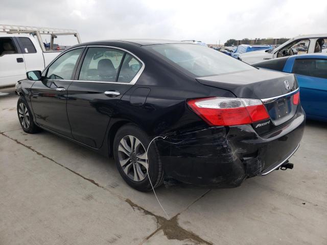 1HGCR2F36EA171872 - 2014 HONDA ACCORD LX BLACK photo 2