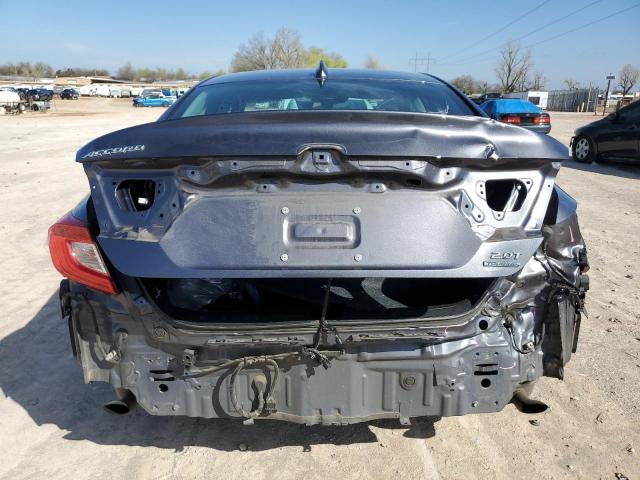 1HGCV2F95NA008971 - 2022 HONDA ACCORD TOURING GRAY photo 6