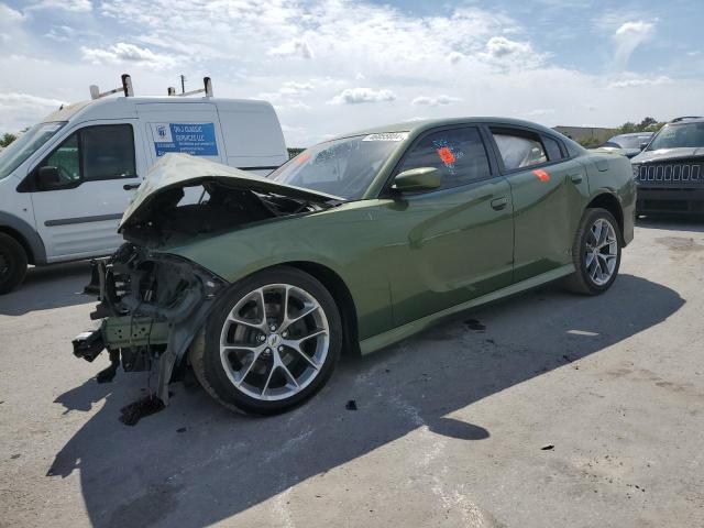 2C3CDXHG8LH249209 - 2020 DODGE CHARGER GT GREEN photo 1