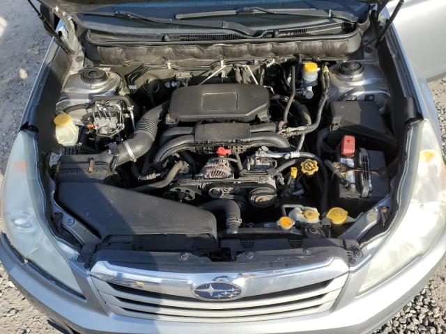 4S4BRBAC8A3365654 - 2010 SUBARU OUTBACK 2.5I SILVER photo 12