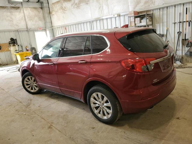 LRBFXDSAXHD023372 - 2017 BUICK ENVISION ESSENCE RED photo 2