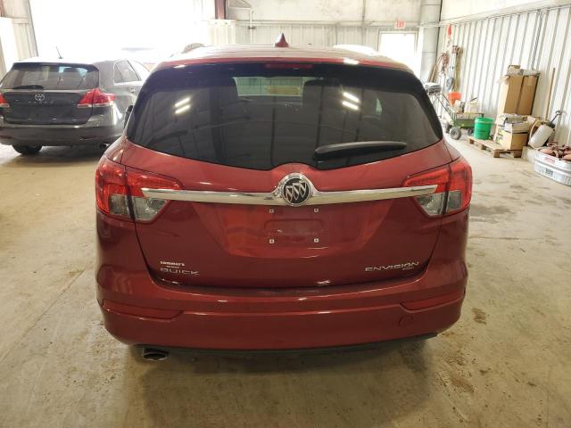 LRBFXDSAXHD023372 - 2017 BUICK ENVISION ESSENCE RED photo 6