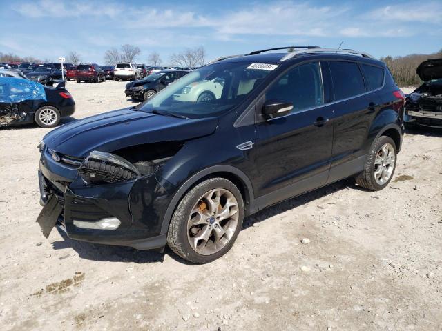 1FMCU9JX8EUA18243 - 2014 FORD ESCAPE TITANIUM BLACK photo 1