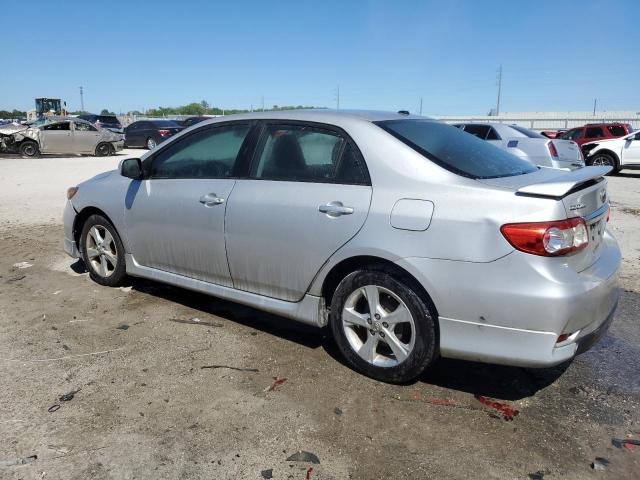 2T1BU4EE5BC643235 - 2011 TOYOTA COROLLA BASE WHITE photo 2