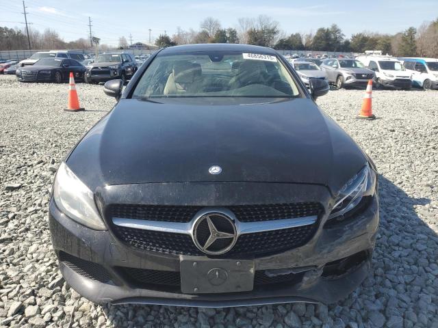 WDDWJ4KB4HF389737 - 2017 MERCEDES-BENZ C 300 4MATIC BLACK photo 5