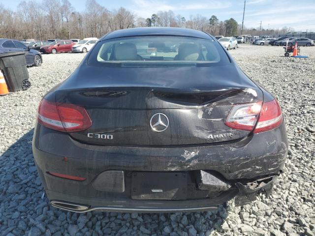 WDDWJ4KB4HF389737 - 2017 MERCEDES-BENZ C 300 4MATIC BLACK photo 6