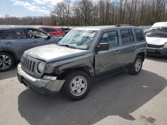 1C4NJRBB3DD281408 - 2013 JEEP PATRIOT SPORT GRAY photo 1