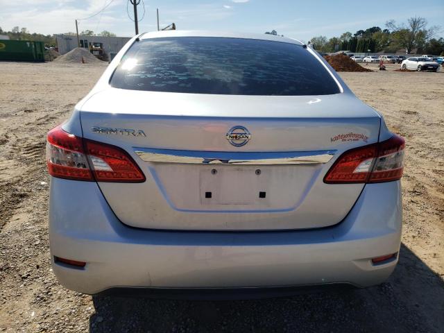 3N1AB7AP7FY316662 - 2015 NISSAN SENTRA S SILVER photo 6