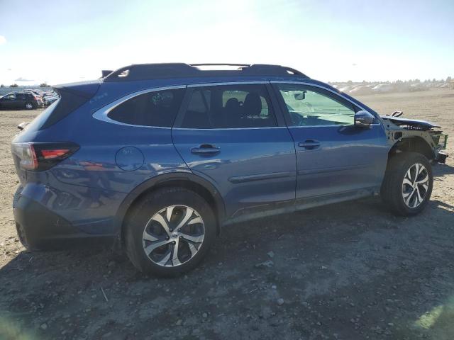 4S4BTANC7L3256031 - 2020 SUBARU OUTBACK LIMITED BLUE photo 3