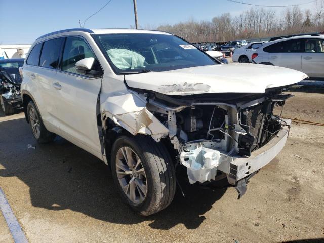 5TDJKRFH4ES023611 - 2014 TOYOTA HIGHLANDER XLE WHITE photo 4