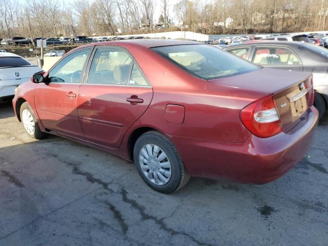 JTDBE32K530158543 - 2003 TOYOTA CAMRY LE RED photo 2