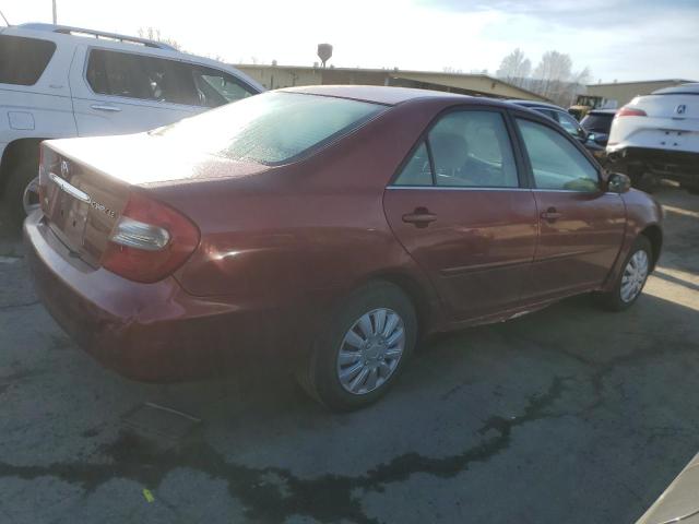 JTDBE32K530158543 - 2003 TOYOTA CAMRY LE RED photo 3