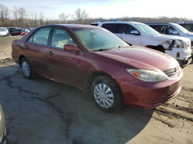 JTDBE32K530158543 - 2003 TOYOTA CAMRY LE RED photo 4