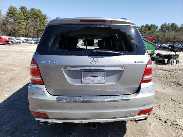 4JGBF7BE2CA762944 - 2012 MERCEDES-BENZ GL 450 4MATIC SILVER photo 6