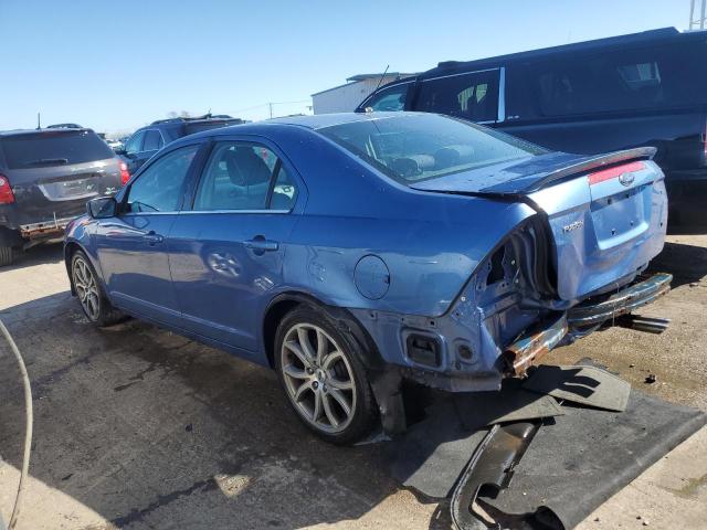 3FAHP0HA9AR247665 - 2010 FORD FUSION SE BLUE photo 2