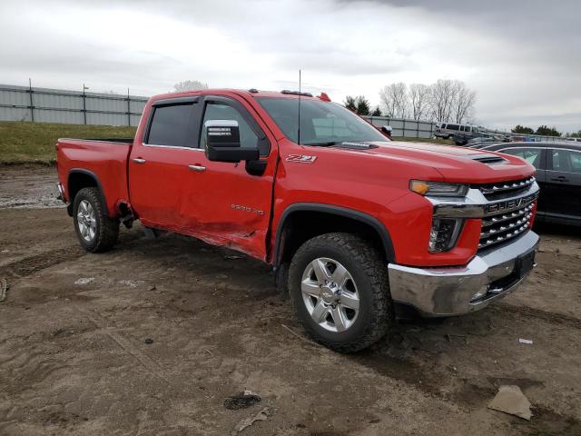 1GC4YPEY1LF163453 - 2020 CHEVROLET SILVERADO K2500 HEAVY DUTY LTZ RED photo 4