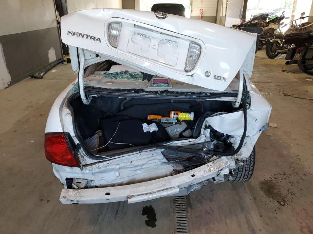 3N1CB51D65L470262 - 2005 NISSAN SENTRA 1.8 WHITE photo 6