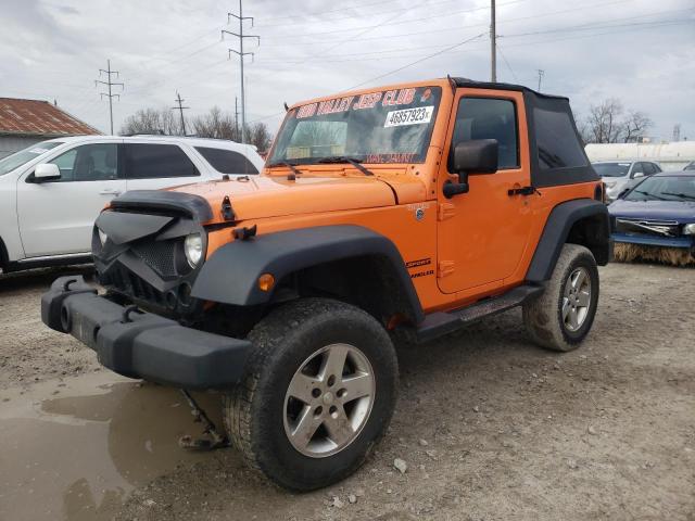 1C4AJWAG2DL560820 - 2013 JEEP WRANGLER SPORT ORANGE photo 1