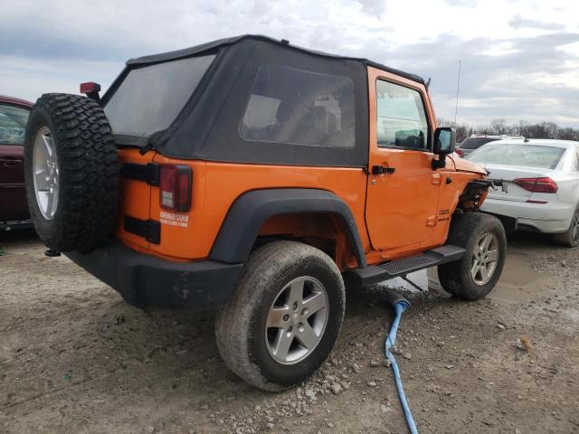 1C4AJWAG2DL560820 - 2013 JEEP WRANGLER SPORT ORANGE photo 3