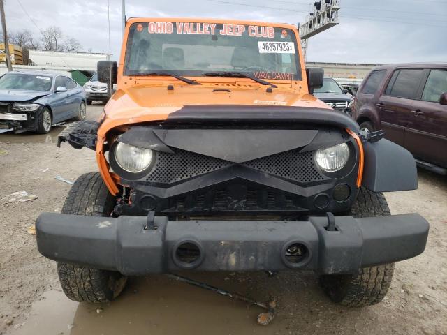 1C4AJWAG2DL560820 - 2013 JEEP WRANGLER SPORT ORANGE photo 5