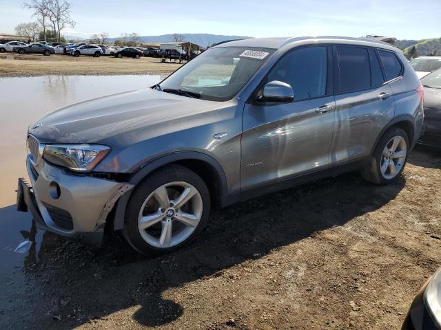 5UXWX9C50H0T08149 - 2017 BMW X3 XDRIVE28I GRAY photo 1