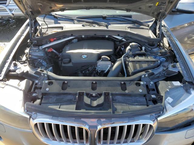 5UXWX9C50H0T08149 - 2017 BMW X3 XDRIVE28I GRAY photo 11