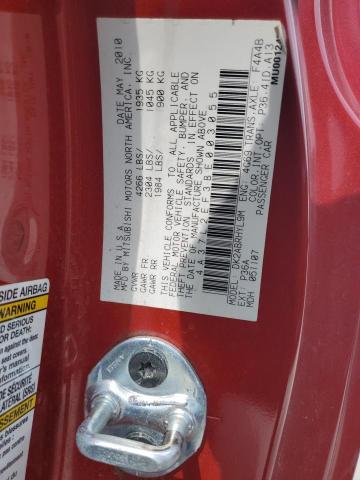 4A37L2EF3BE003055 - 2011 MITSUBISHI ECLIPSE SPYDER GS 红色 照片 12