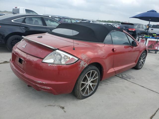 4A37L2EF3BE003055 - 2011 MITSUBISHI ECLIPSE SPYDER GS RED photo 3