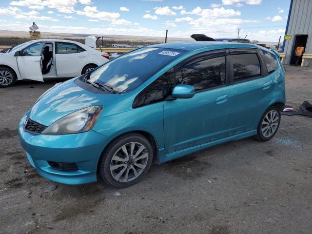 JHMGE8H53DC046438 - 2013 HONDA FIT SPORT TURQUOISE photo 1