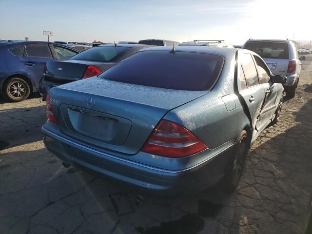 WDBNG70J92A297347 - 2002 MERCEDES-BENZ S 430 BLUE photo 3